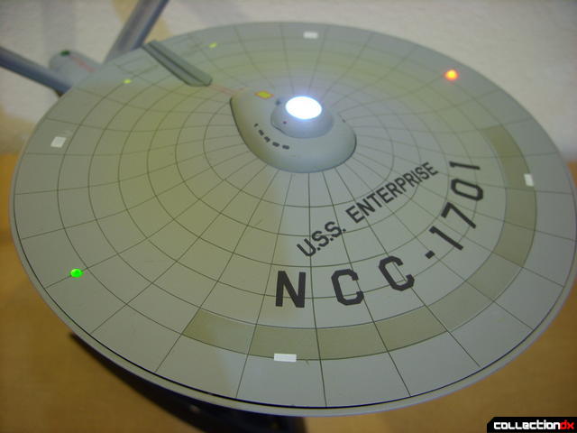 Starship Legends U.S.S. Enterprise HD ver. (saucer dorsal view, lights on)