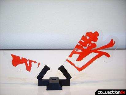 Super Robot Chogokin Shinken-Oh ('slash' kanji display, split open)