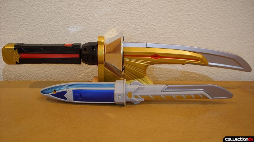 Zangeki Kanjoutou Sakanamaru (below) and Hiden Saiseitou Shinkenmaru (above)