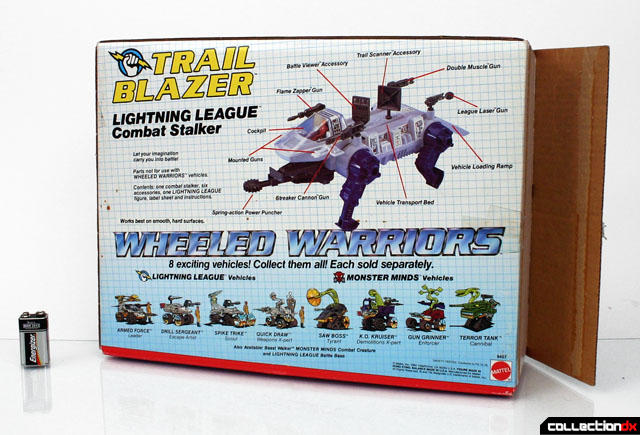 Wheeled Warriors Trailblazer Box Back