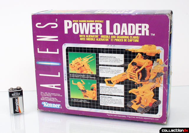 Aliens Power Loader Box Back