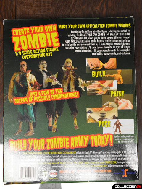 EMCE Toys Create Your Own Zombie Action Figure Customizing Kit PX Exclusive  New