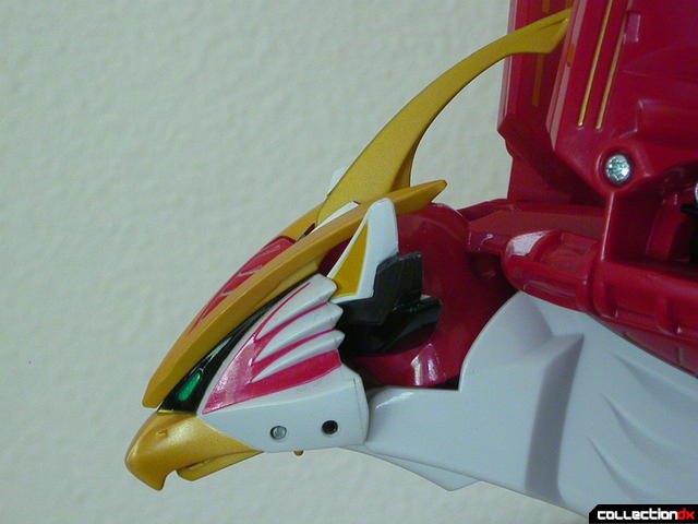 Power Animal Gao Falcon- head detail (pointing down)