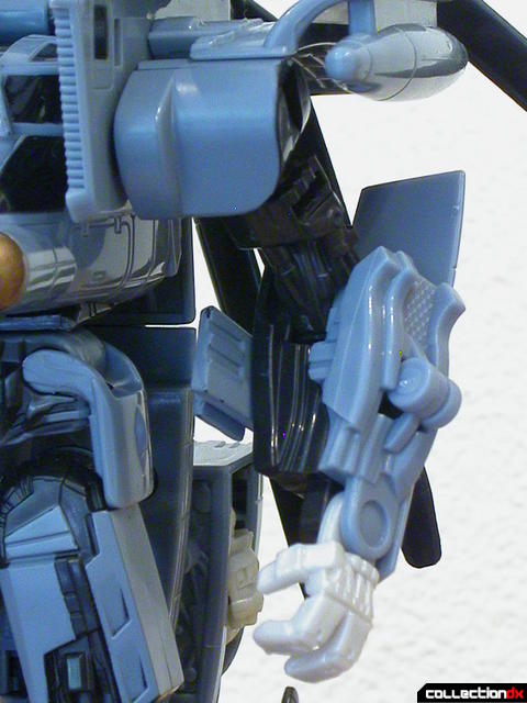 Decepticon Blackout- robot mode (left arm detail)