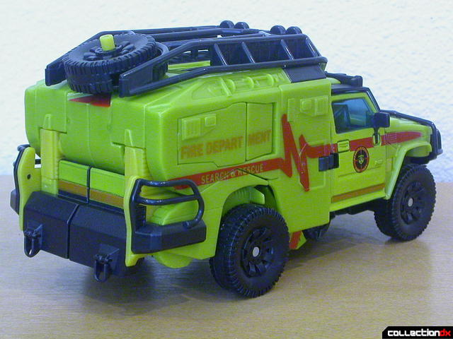 Autobot Ratchet- vehicle mode (back)