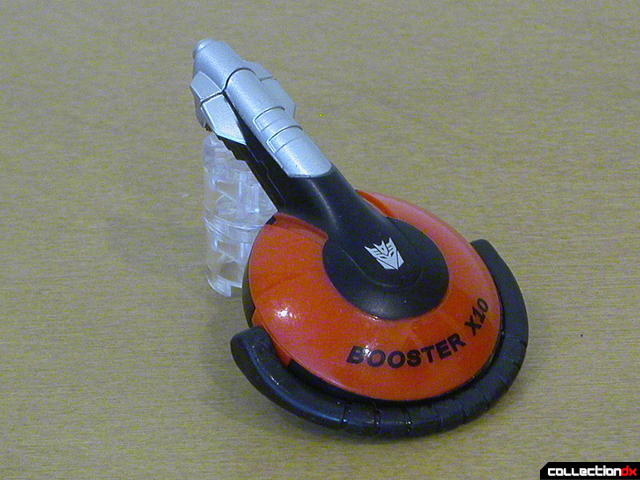 Decepticon Booster X10- disguise mode (earpiece front detail)