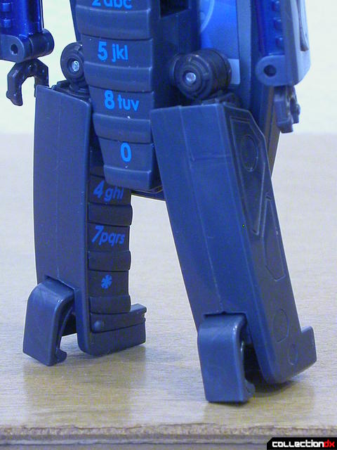 Autobot Speed Dial 800- robot mode (legs facing forward)